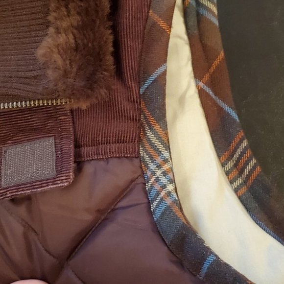 CAbi Brown Quilted Plaid Vest - Picture 4 of 10